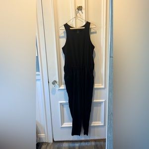 Sociology Black Drawstring Jumpsuit Size Medium